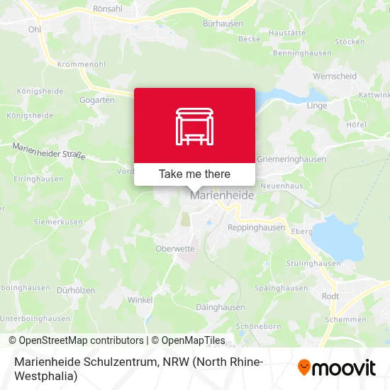 Marienheide Schulzentrum map