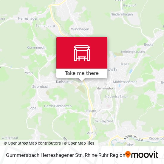 Gummersbach Herreshagener Str. map