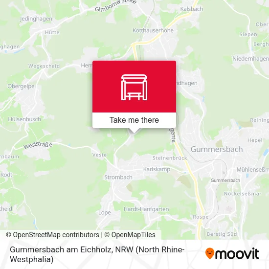 Карта Gummersbach am Eichholz