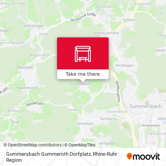 Gummersbach Gummeroth Dorfplatz map