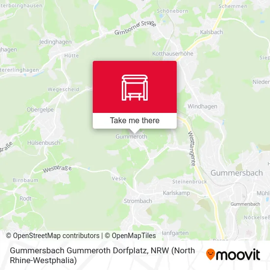 Gummersbach Gummeroth Dorfplatz map