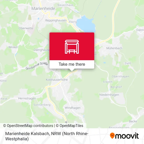 Карта Marienheide Kalsbach