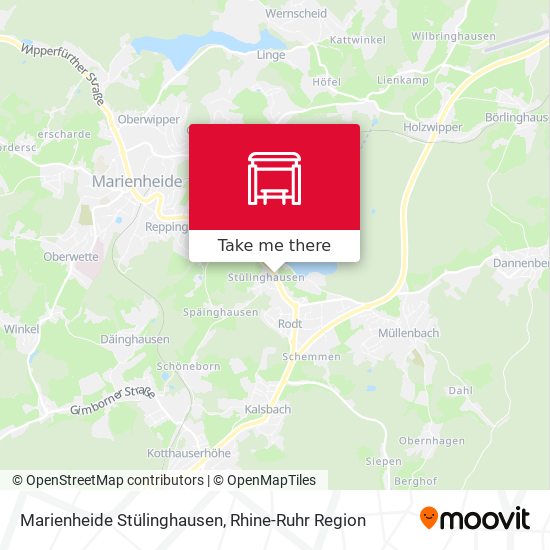 Marienheide Stülinghausen map