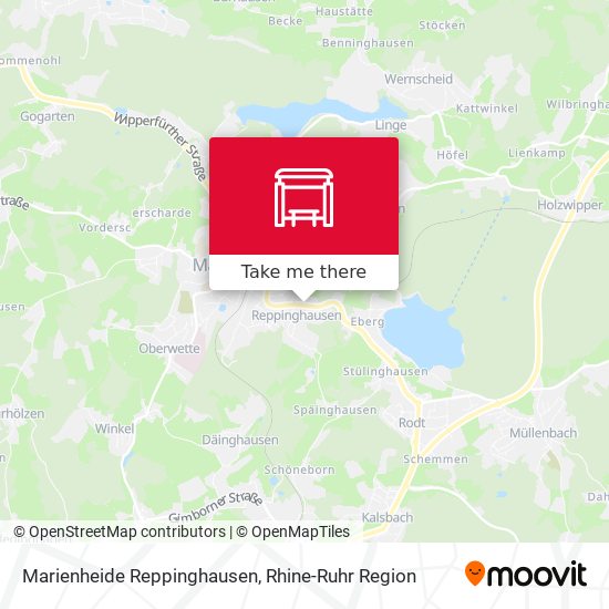 Marienheide Reppinghausen map