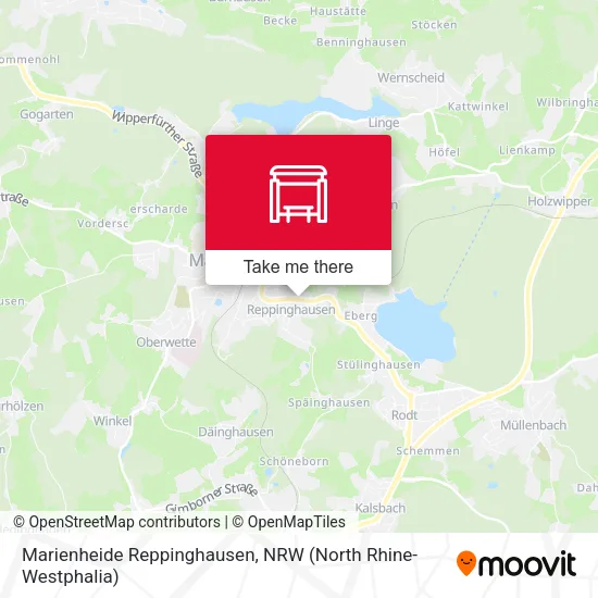 Карта Marienheide Reppinghausen