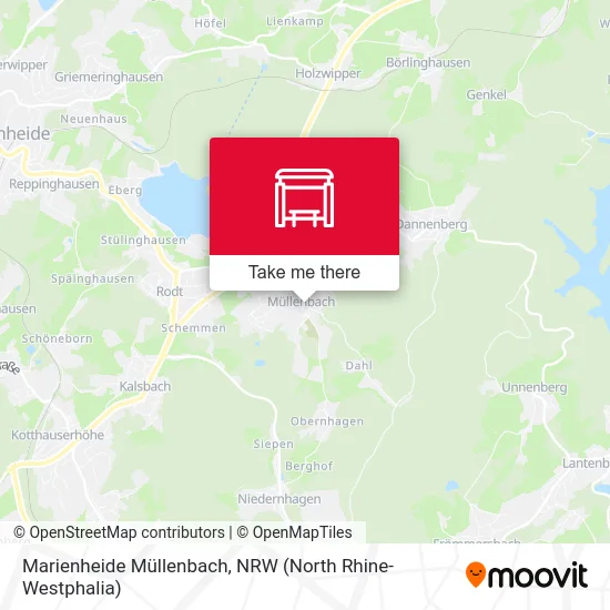 Marienheide Müllenbach map