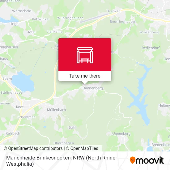 Marienheide Brinkesnocken map