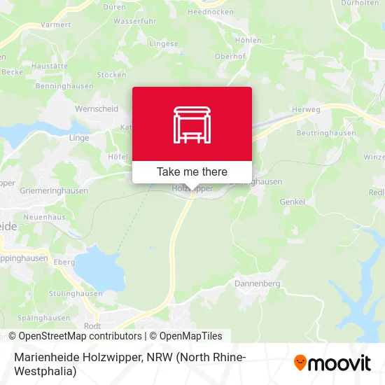 Marienheide Holzwipper map