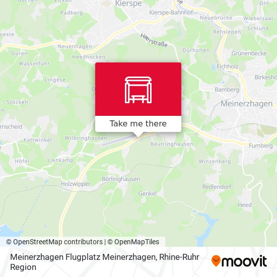 Meinerzhagen Flugplatz Meinerzhagen map