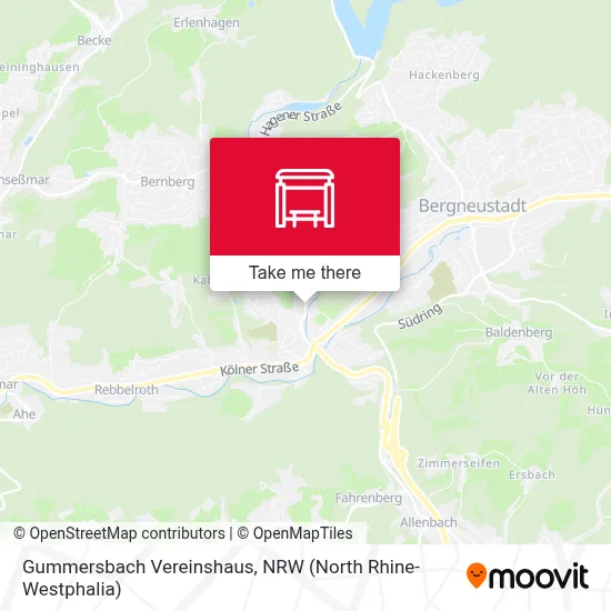 Gummersbach Vereinshaus map