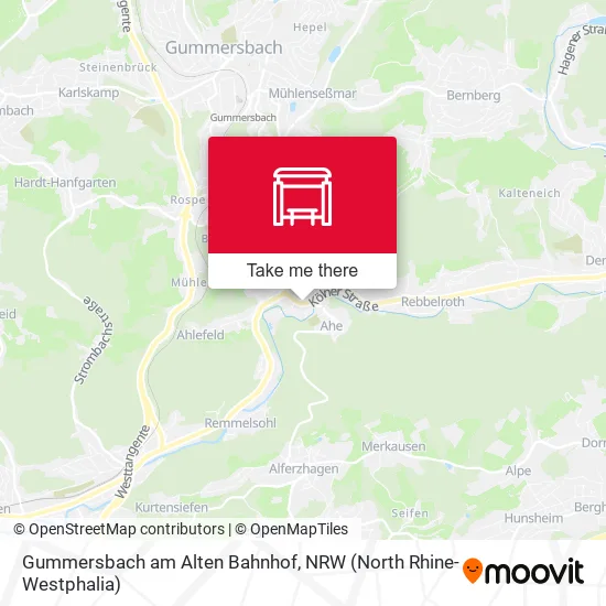 Карта Gummersbach am Alten Bahnhof