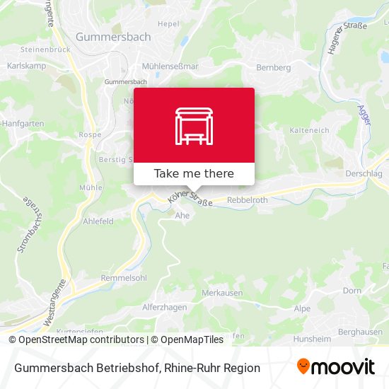 Gummersbach Betriebshof map