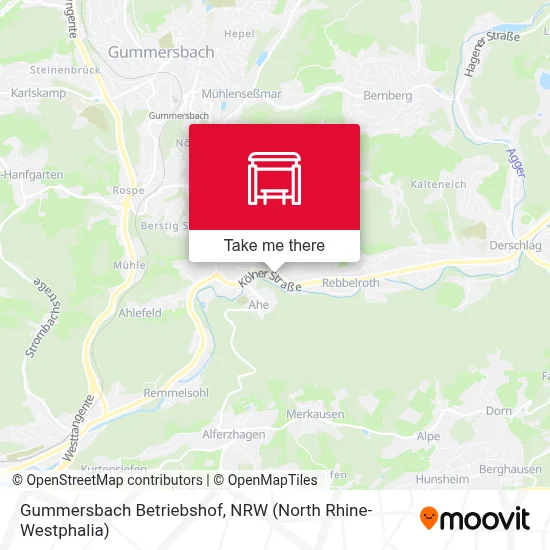 Gummersbach Betriebshof map