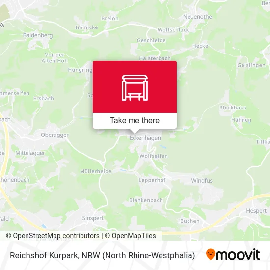 Reichshof Kurpark map