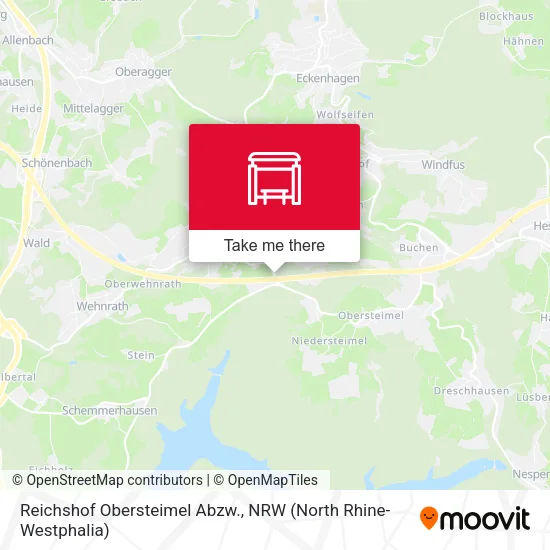 Карта Reichshof Obersteimel Abzw.