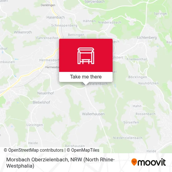Morsbach Oberzielenbach map