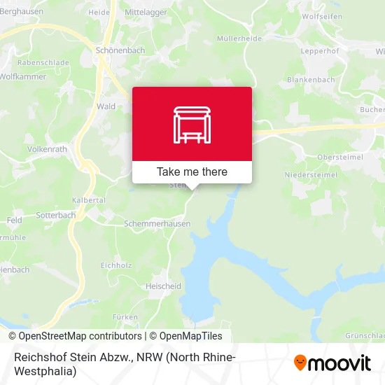 Карта Reichshof Stein Abzw.