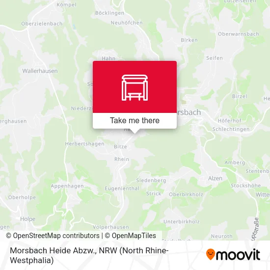 Карта Morsbach Heide Abzw.