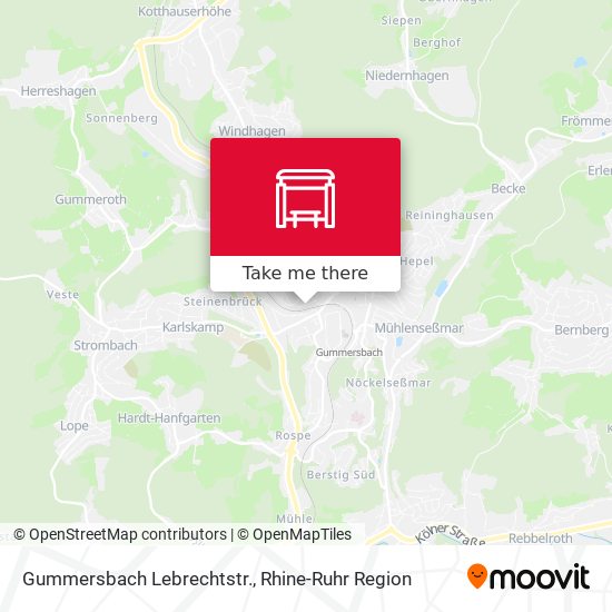 Gummersbach Lebrechtstr. map