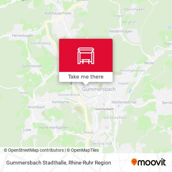 Gummersbach Stadthalle map