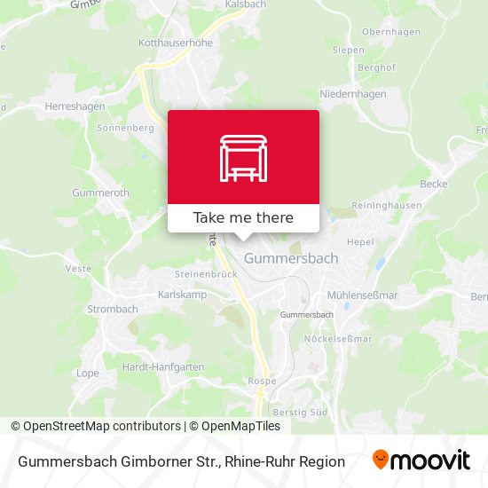 Gummersbach Gimborner Str. map