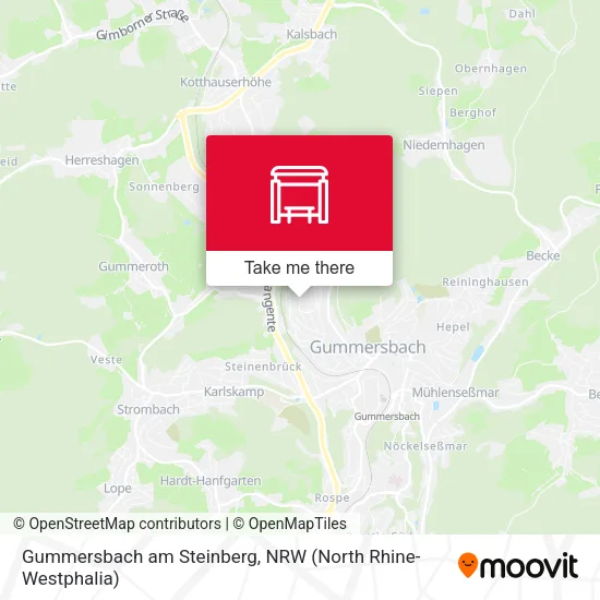 Карта Gummersbach am Steinberg