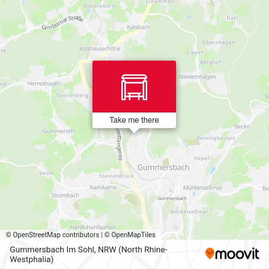 Карта Gummersbach Im Sohl