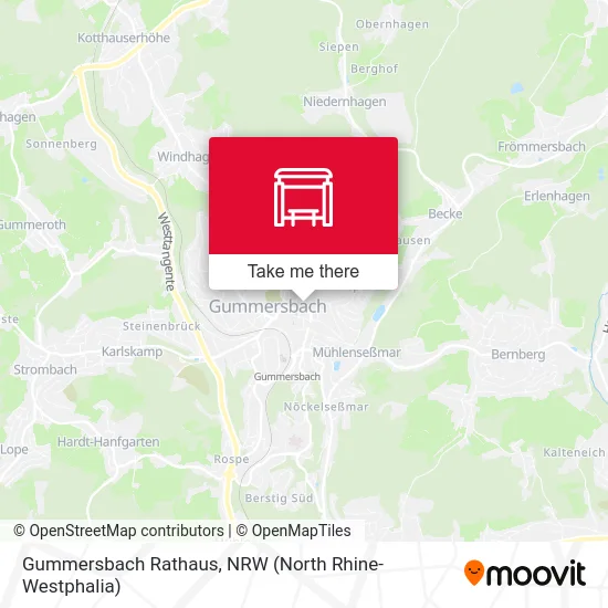 Gummersbach Rathaus map