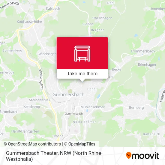 Gummersbach Theater map
