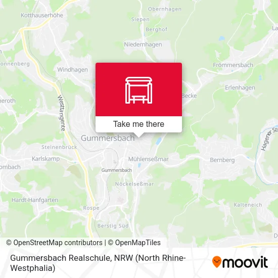 Карта Gummersbach Realschule