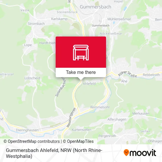 Карта Gummersbach Ahlefeld