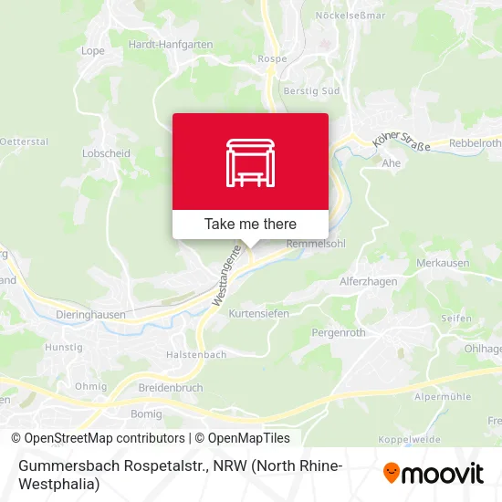 Карта Gummersbach Rospetalstr.
