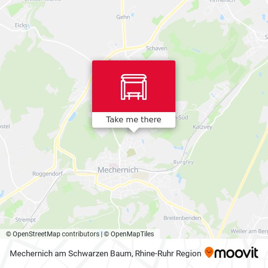 Mechernich am Schwarzen Baum map