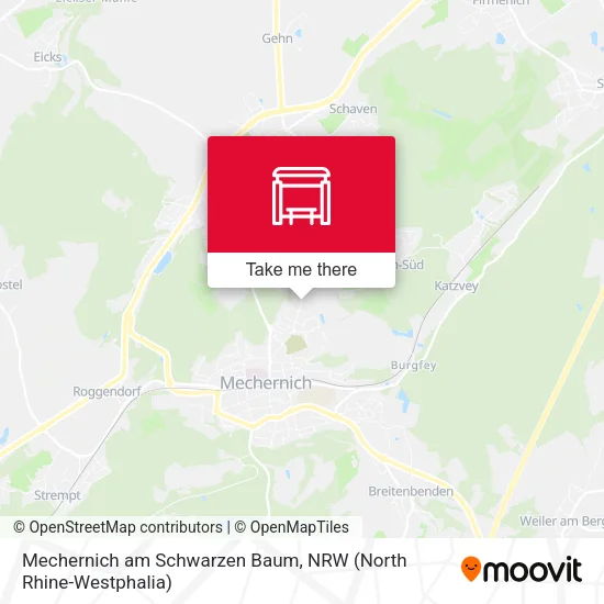 Карта Mechernich am Schwarzen Baum