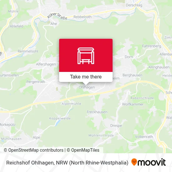 Reichshof Ohlhagen map