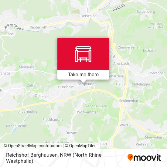 Reichshof Berghausen map