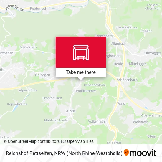 Карта Reichshof Pettseifen