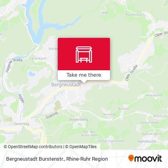 Bergneustadt Burstenstr. map
