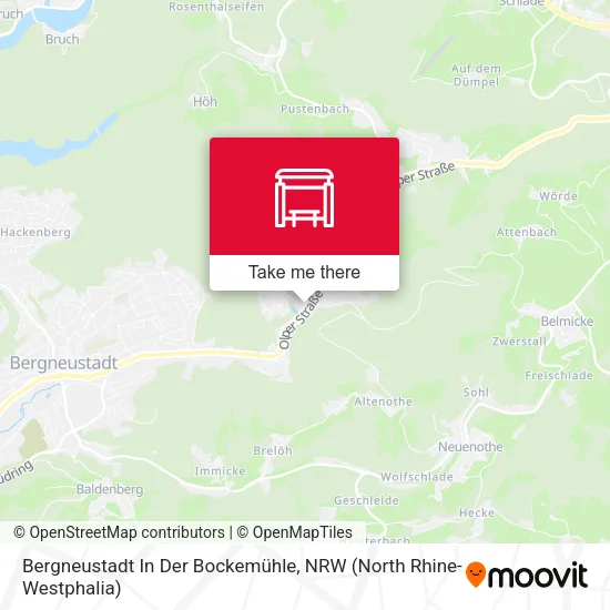 Карта Bergneustadt In Der Bockemühle