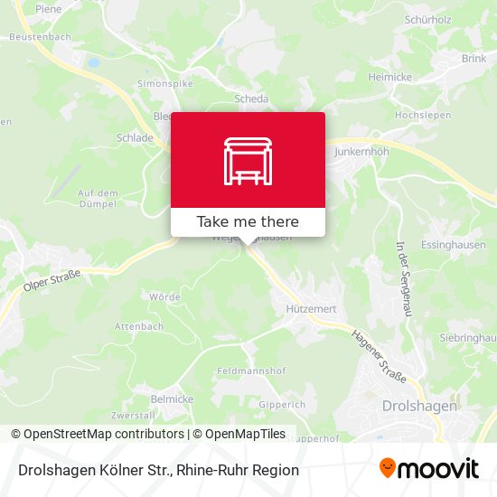 Drolshagen Kölner Str. map