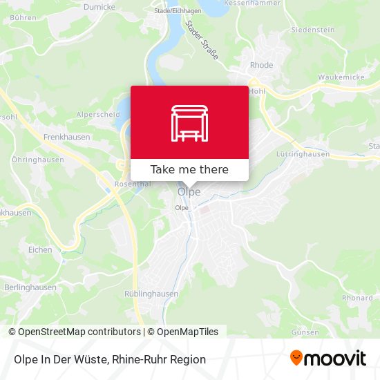 Olpe In Der Wüste map
