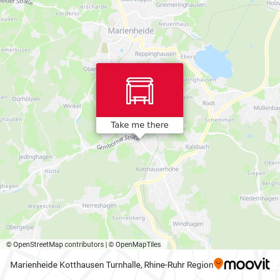 Marienheide Kotthausen Turnhalle map