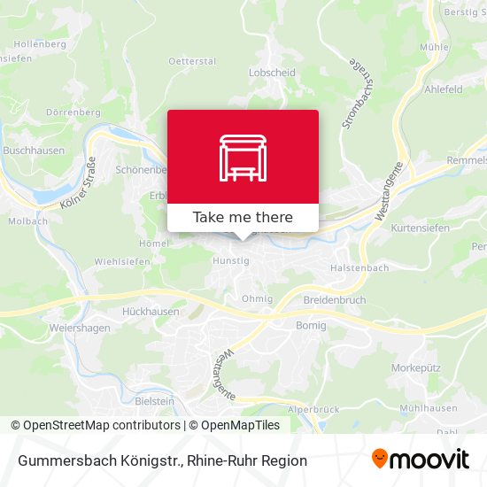Gummersbach Königstr. map