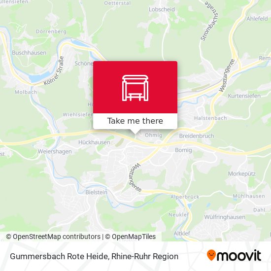 Gummersbach Rote Heide map
