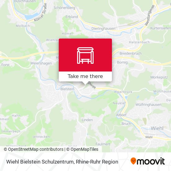 Wiehl Bielstein Schulzentrum map