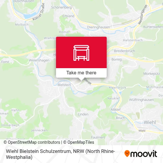 Wiehl Bielstein Schulzentrum map