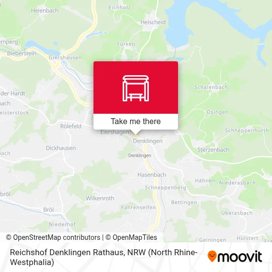 Reichshof Denklingen Rathaus map