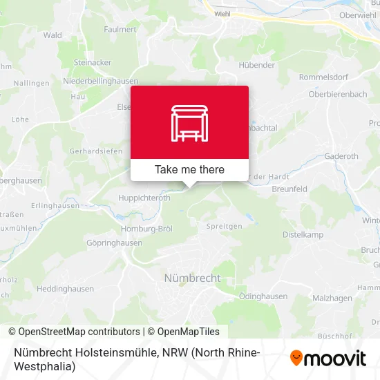 Карта Nümbrecht Holsteinsmühle