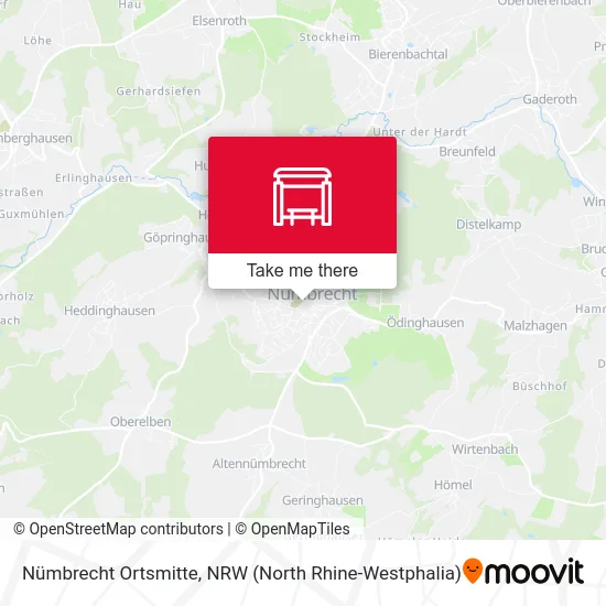 Nümbrecht Ortsmitte map