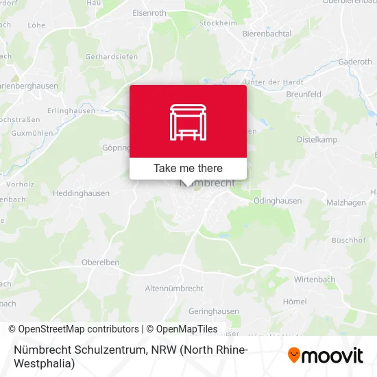 Nümbrecht Schulzentrum map
